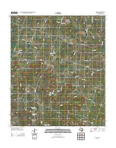 Shive Texas Historical topographic map, 1:24000 scale, 7.5 X 7.5 Minute, Year 2012