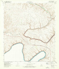 Shumla Texas Historical topographic map, 1:24000 scale, 7.5 X 7.5 Minute, Year 1973