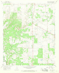Sibley Creek Texas Historical topographic map, 1:24000 scale, 7.5 X 7.5 Minute, Year 1966