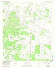 Sibley Creek Texas Historical topographic map, 1:24000 scale, 7.5 X 7.5 Minute, Year 1966