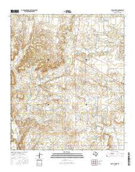 Sibley Creek Texas Current topographic map, 1:24000 scale, 7.5 X 7.5 Minute, Year 2016