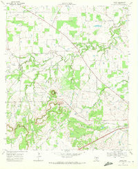 Sidney Texas Historical topographic map, 1:24000 scale, 7.5 X 7.5 Minute, Year 1969
