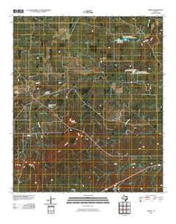 Sidney Texas Historical topographic map, 1:24000 scale, 7.5 X 7.5 Minute, Year 2010