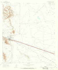 Sierra Blanca Texas Historical topographic map, 1:24000 scale, 7.5 X 7.5 Minute, Year 1964