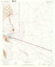 Sierra Blanca Texas Historical topographic map, 1:24000 scale, 7.5 X 7.5 Minute, Year 1964