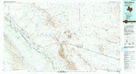 Sierra Blanca Texas Historical topographic map, 1:100000 scale, 30 X 60 Minute, Year 1985