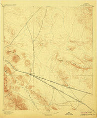 Sierra Blanca Texas Historical topographic map, 1:125000 scale, 30 X 30 Minute, Year 1895