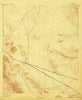 Sierra Blanca Texas Historical topographic map, 1:125000 scale, 30 X 30 Minute, Year 1895