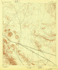Sierra Blanca Texas Historical topographic map, 1:125000 scale, 30 X 30 Minute, Year 1895