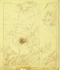 Sierra Madera Texas Historical topographic map, 1:62500 scale, 15 X 15 Minute, Year 1923