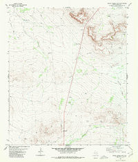 Sierra Madera NW Texas Historical topographic map, 1:24000 scale, 7.5 X 7.5 Minute, Year 1980