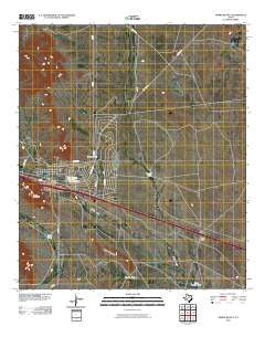 Sierra Blanca Texas Historical topographic map, 1:24000 scale, 7.5 X 7.5 Minute, Year 2010