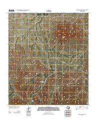 Sierra Madera Texas Historical topographic map, 1:24000 scale, 7.5 X 7.5 Minute, Year 2012