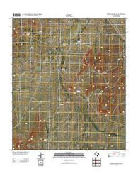 Sierra Madera NE Texas Historical topographic map, 1:24000 scale, 7.5 X 7.5 Minute, Year 2012