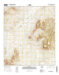 Sierra Madera NE Texas Current topographic map, 1:24000 scale, 7.5 X 7.5 Minute, Year 2016