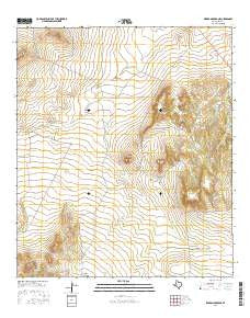 Sierra Madera NE Texas Current topographic map, 1:24000 scale, 7.5 X 7.5 Minute, Year 2016