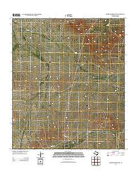 Sierra Madera NW Texas Historical topographic map, 1:24000 scale, 7.5 X 7.5 Minute, Year 2012
