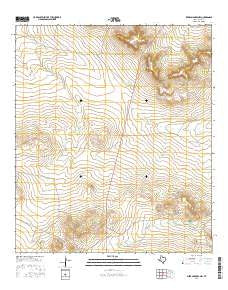 Sierra Madera NW Texas Current topographic map, 1:24000 scale, 7.5 X 7.5 Minute, Year 2016