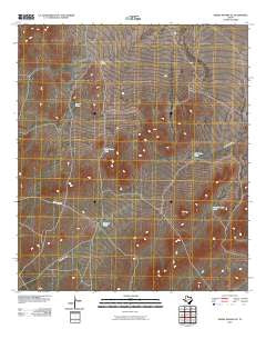Sierra Madera SE Texas Historical topographic map, 1:24000 scale, 7.5 X 7.5 Minute, Year 2010