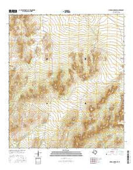 Sierra Madera SE Texas Current topographic map, 1:24000 scale, 7.5 X 7.5 Minute, Year 2016