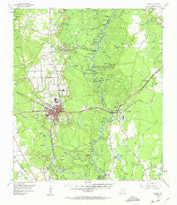 Silsbee Texas Historical topographic map, 1:62500 scale, 15 X 15 Minute, Year 1955