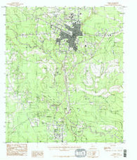 Silsbee Texas Historical topographic map, 1:24000 scale, 7.5 X 7.5 Minute, Year 1984