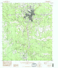 Silsbee Texas Historical topographic map, 1:24000 scale, 7.5 X 7.5 Minute, Year 1984