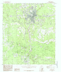 Silsbee Texas Historical topographic map, 1:24000 scale, 7.5 X 7.5 Minute, Year 1984