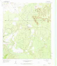 Silver Texas Historical topographic map, 1:24000 scale, 7.5 X 7.5 Minute, Year 1959