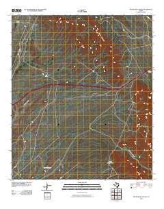 Silver King Canyon Texas Historical topographic map, 1:24000 scale, 7.5 X 7.5 Minute, Year 2010
