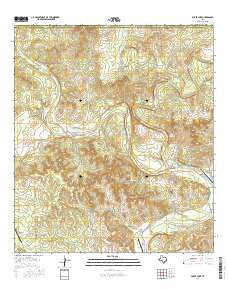 Silver Lake Texas Current topographic map, 1:24000 scale, 7.5 X 7.5 Minute, Year 2016