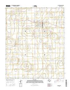 Silverton Texas Current topographic map, 1:24000 scale, 7.5 X 7.5 Minute, Year 2016