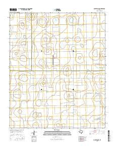 Silverton SW Texas Current topographic map, 1:24000 scale, 7.5 X 7.5 Minute, Year 2016
