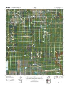 Simmons Bottom Texas Historical topographic map, 1:24000 scale, 7.5 X 7.5 Minute, Year 2013