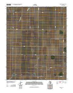 Simms NE Texas Historical topographic map, 1:24000 scale, 7.5 X 7.5 Minute, Year 2010