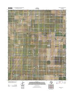 Simms NE Texas Historical topographic map, 1:24000 scale, 7.5 X 7.5 Minute, Year 2012