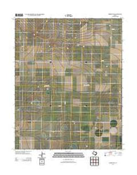 Simms NW Texas Historical topographic map, 1:24000 scale, 7.5 X 7.5 Minute, Year 2012