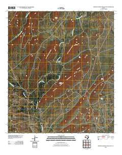 Simpson Springs Mountain Texas Historical topographic map, 1:24000 scale, 7.5 X 7.5 Minute, Year 2010