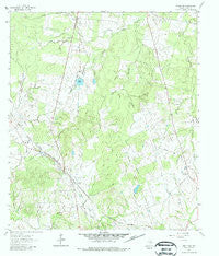Singleton Texas Historical topographic map, 1:24000 scale, 7.5 X 7.5 Minute, Year 1961