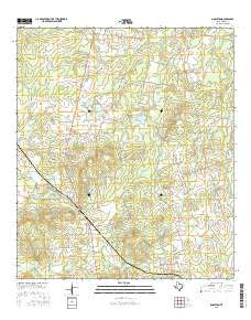 Singleton Texas Current topographic map, 1:24000 scale, 7.5 X 7.5 Minute, Year 2016