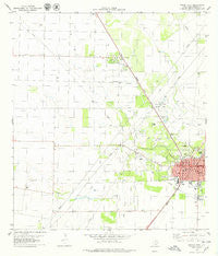 Sinton West Texas Historical topographic map, 1:24000 scale, 7.5 X 7.5 Minute, Year 1979
