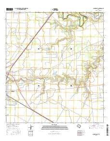 Sinton East Texas Current topographic map, 1:24000 scale, 7.5 X 7.5 Minute, Year 2016