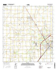 Sinton West Texas Current topographic map, 1:24000 scale, 7.5 X 7.5 Minute, Year 2016