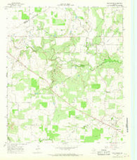 Sipe Springs Texas Historical topographic map, 1:24000 scale, 7.5 X 7.5 Minute, Year 1966