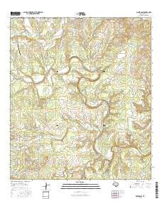 Sisterdale Texas Current topographic map, 1:24000 scale, 7.5 X 7.5 Minute, Year 2016