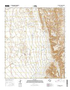 Six Bar Ranch Texas Current topographic map, 1:24000 scale, 7.5 X 7.5 Minute, Year 2016