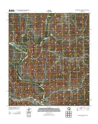 Sixshooter Canyon Texas Historical topographic map, 1:24000 scale, 7.5 X 7.5 Minute, Year 2012