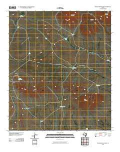 Sixteen Mountains Texas Historical topographic map, 1:24000 scale, 7.5 X 7.5 Minute, Year 2010
