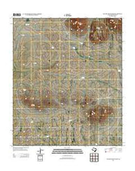 Sixteen Mountains Texas Historical topographic map, 1:24000 scale, 7.5 X 7.5 Minute, Year 2012
