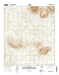 Sixteen Mountains Texas Current topographic map, 1:24000 scale, 7.5 X 7.5 Minute, Year 2016